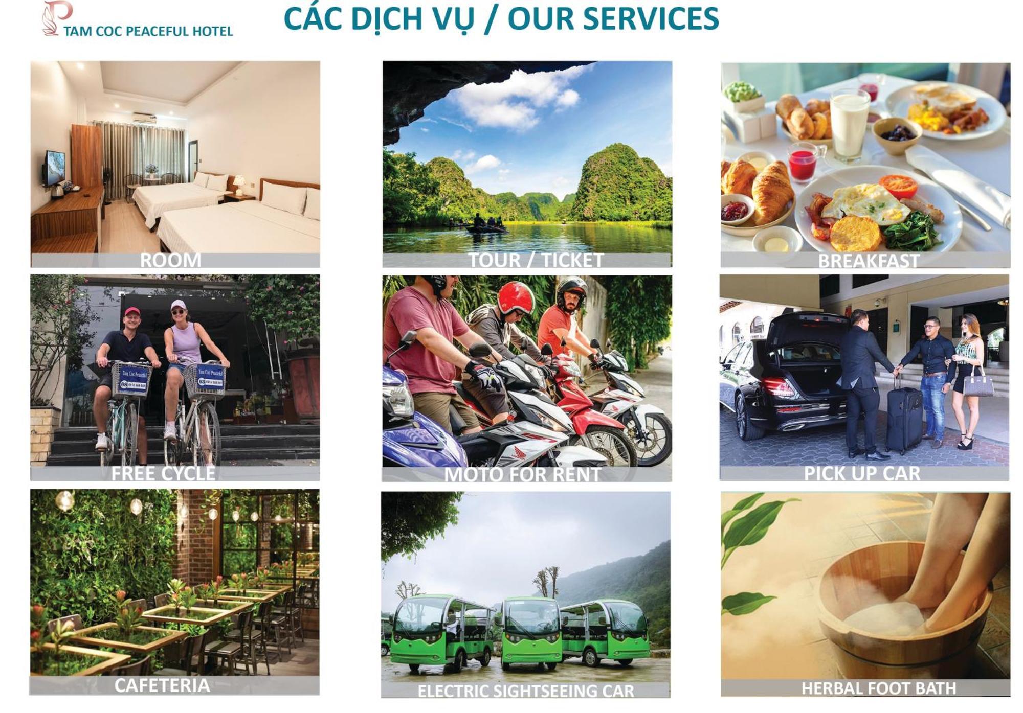 Tam Coc Peaceful Hotel Ninh Binh Exterior photo